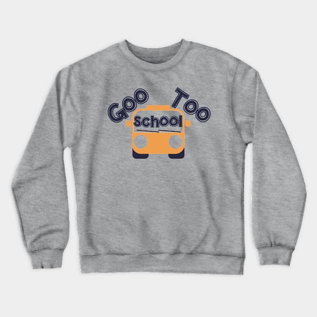 school bus Crewneck Sweatshirt by Ahmed ALaa